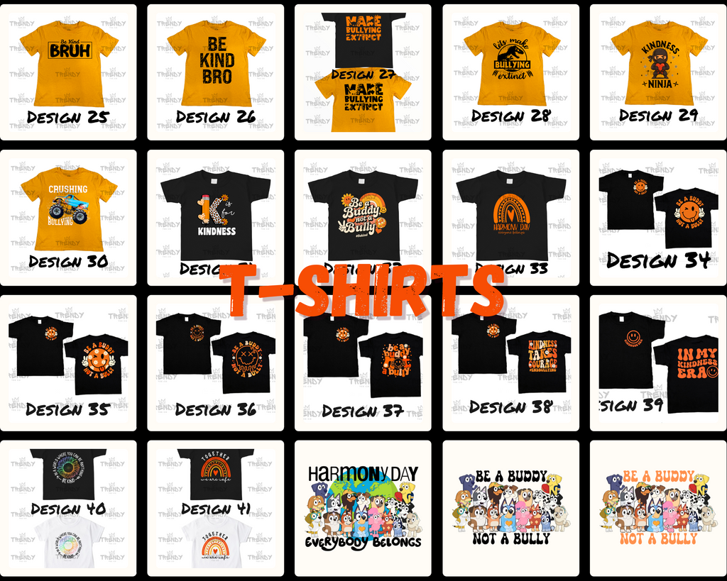 Harmony Day T-shirts - Adult Sizes - (Over 30 designs)