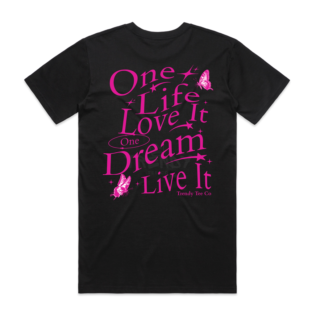 One Life Love It One Dream Live It T-Shirt