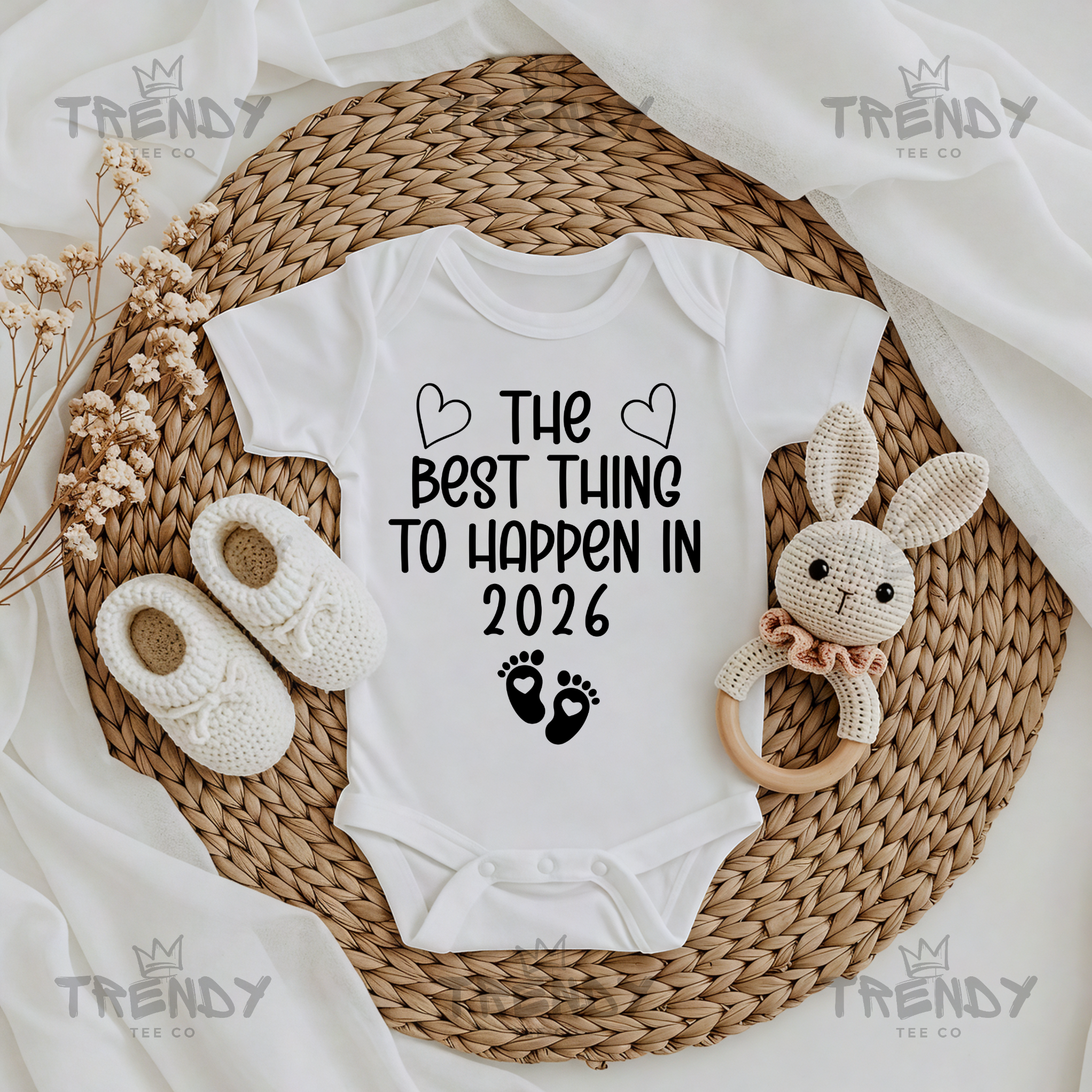 The Best Thing to happen in 2026 - Pregnancy announcement onesie