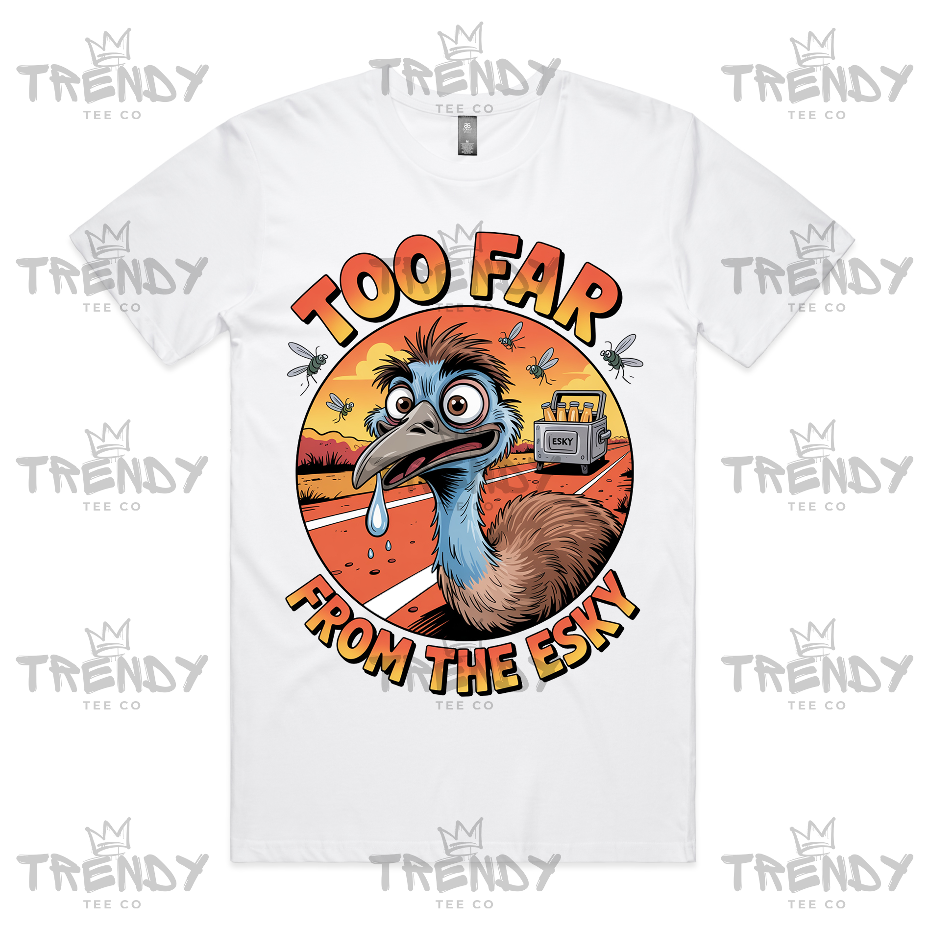 Too far from the esky - T-shirt