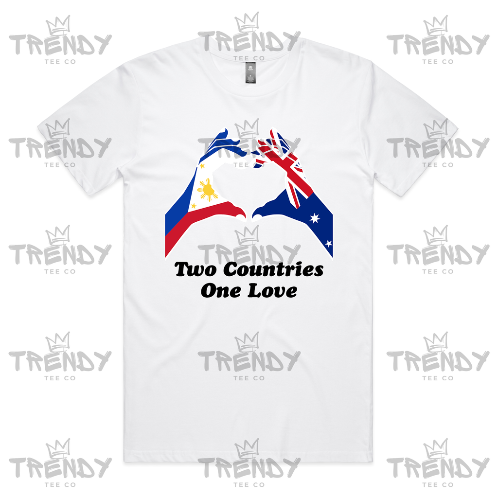 Two Countries, One Love - Australia Philippines - T-shirt