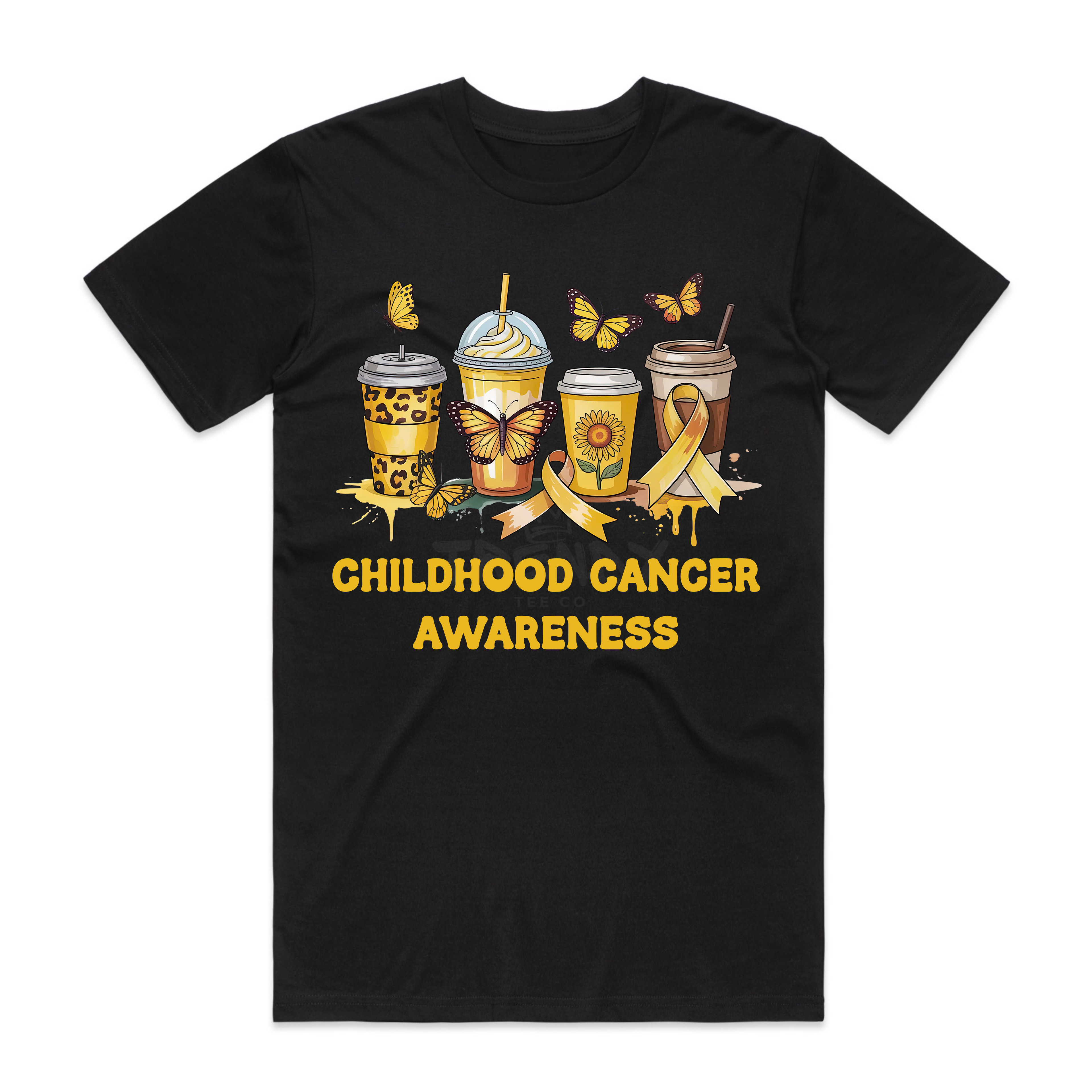 ChildHood Cancer Awareness shirt - coffee