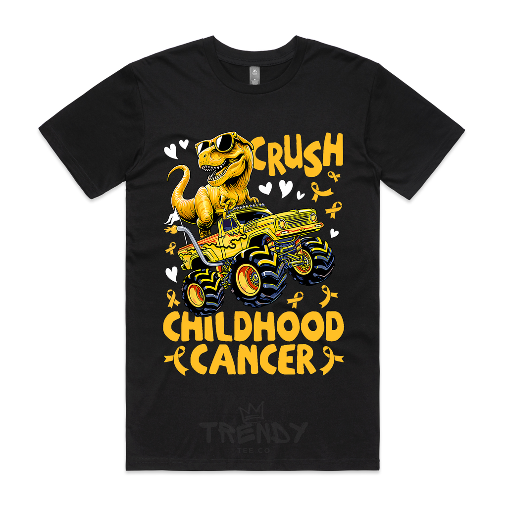 crush childhood cancer - dino ute