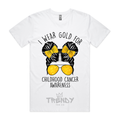 i wear gold for childhood cancer